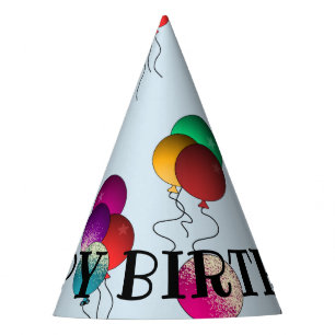 Chapeaux De Fètes Balloon Joyeux anniversaire Casquette de fête