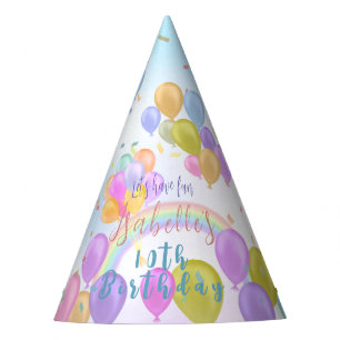Chapeaux De Fètes Balloon Pastel Balloons de fête d'anniversaire