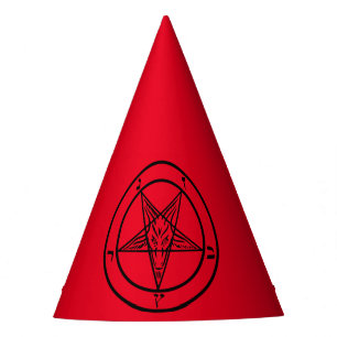 Chapeaux De Fètes Baphomet Pentagramme Papier Casquette