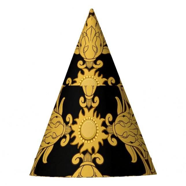 Chapeaux De Fètes Baroque léopard, Poster de animal orné (Devant)