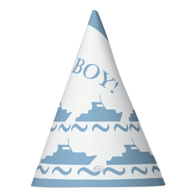 Chapeaux De Fètes Bateau bleu bébé (Droite)