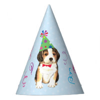 Beagle de fête d'anniversaire