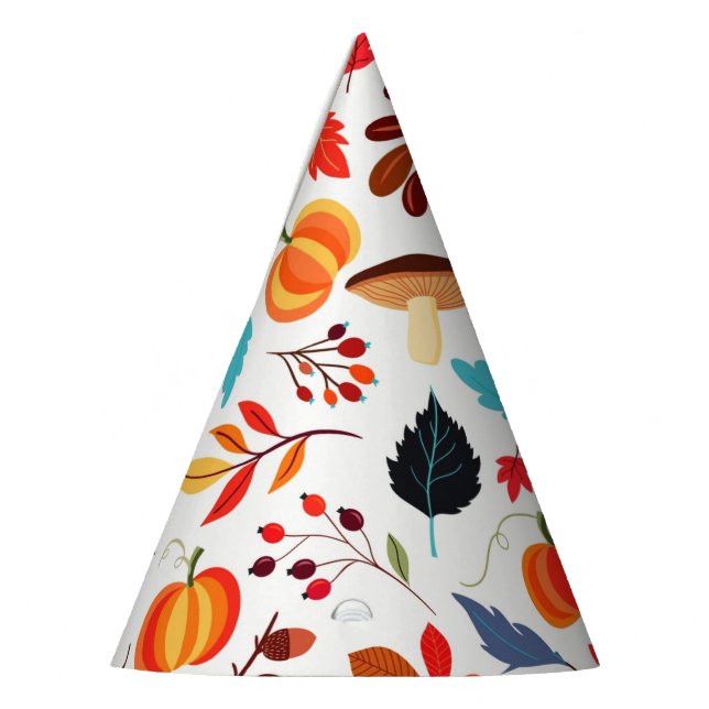 Chapeaux De Fètes Beau Motif d'automne (Gauche)