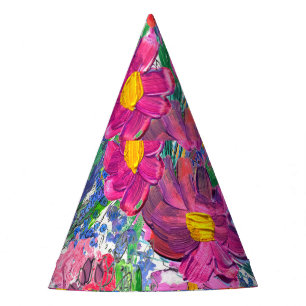 Chapeaux De Fètes Beaux Fleurs sauvages : Artistérie tirée à la main
