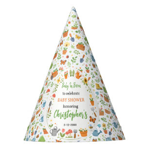 Chapeaux De Fètes Bébé en fleurs Jardin Baby Shower Mignon floral