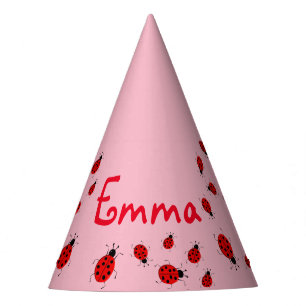 Chapeaux De Fètes Bébé et enfants, adorables coccinelles, personna