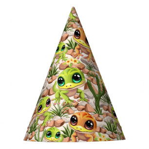 Chapeaux De Fètes Bébé Geckos jote personnages de dessin