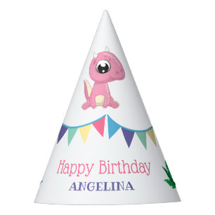 Chapeaux De Fètes Bébé mignon Dinosaur Fille Anniversaire