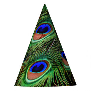 Chapeaux De Fètes Belles plumes de paon