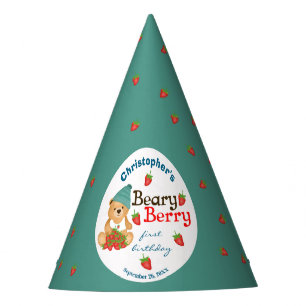 Chapeaux De Fètes Berry First Beary First Birday Strawberries Cub