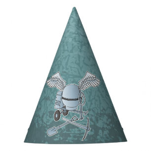 Chapeaux De Fètes Béton bleu-gris