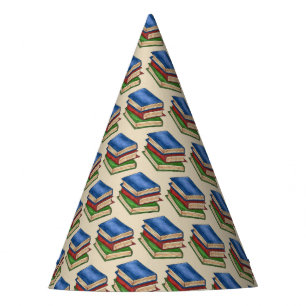 Chapeaux De Fètes Bibliothèque Stack Enseignant Bibliothécaire Éduca