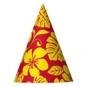 CHAPEAUX DE FÈTES BIKINI ROSE (ROUGE/OR)