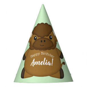 Chapeaux De Fètes Bison Buffalo fête d'anniversaire Vert