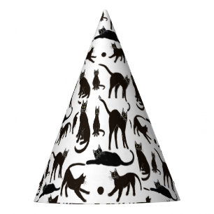 Chapeaux De Fètes Blackie le casquette de partie de chat noir