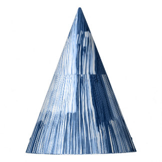 Chapeaux De Fètes Bleu Aquarelles : Motif géométrique