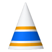 Bleu Bleu Jaune Orange Rayures De Course Sur Blanc