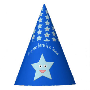 Chapeaux De Fètes Bleu clair Celebration Star Personnalisé Casquette