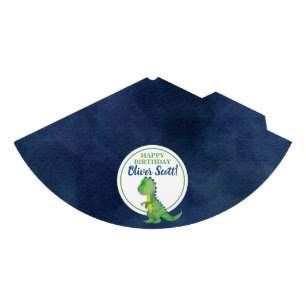 Chapeaux De Fètes Bleu et Vert Dinosaur Boy Anniversaire