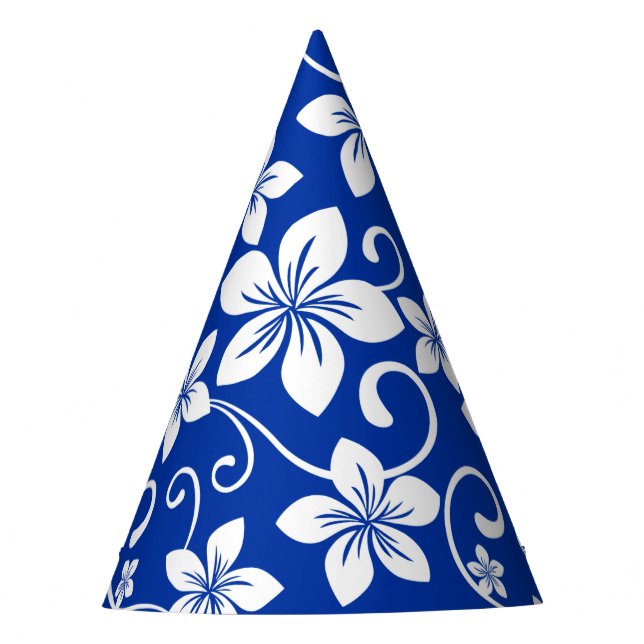 CHAPEAUX DE FÈTES BLEU HAWAII (BLEU ROYAL) (Devant)