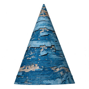 Chapeaux De Fètes Bleu vintage : Vieille texture en bois