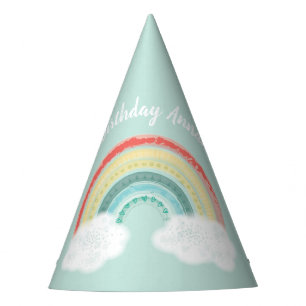 Chapeaux De Fètes Boho Rainbow Birthday Party Kinder