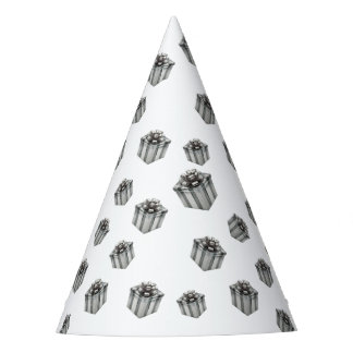 Chapeaux De Fètes Boîtes-cadeaux argentées Élégantes Fêtes de luxe