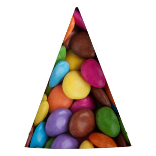 Chapeaux De Fètes Bonbons colorés, Boutons de bonbons, Sucres, Nourr