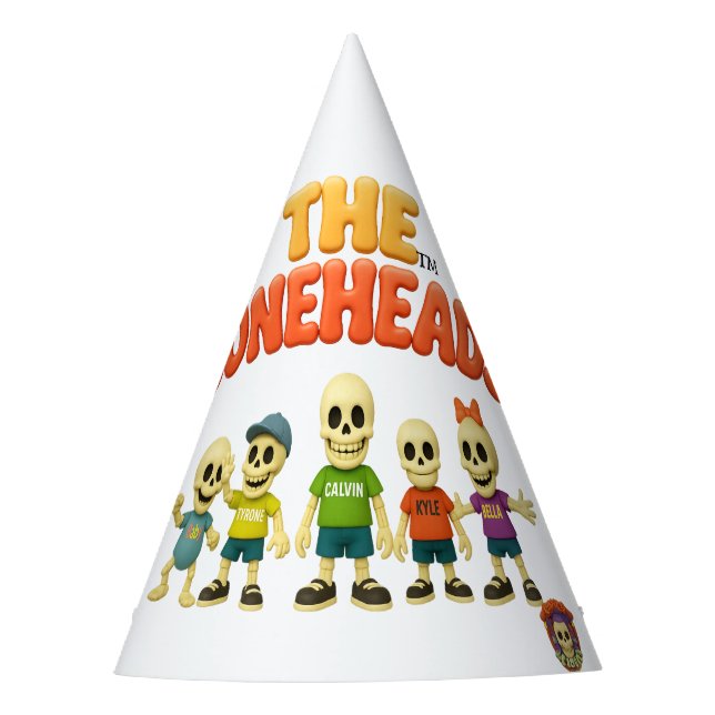 Chapeaux De Fètes Bones Academy™ Les Boneheads™ (Devant)