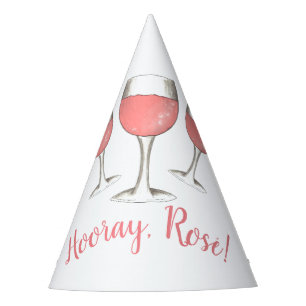 Chapeaux De Fètes Bonjour, Rosé ! Verre rose vif rose vigne