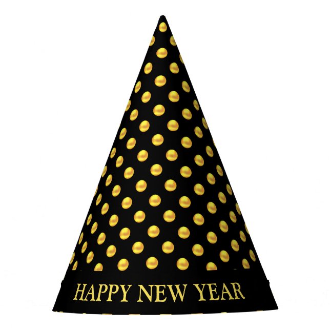 Chapeaux De Fètes Bonne année et Pois d'or (Devant)