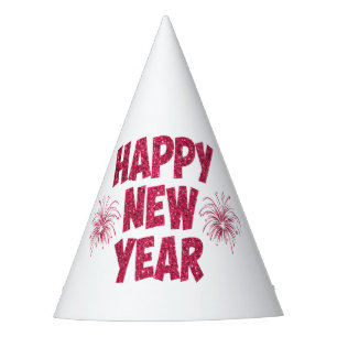 Chapeaux De Fètes Bonne Parties scintillant du Nouvel An
