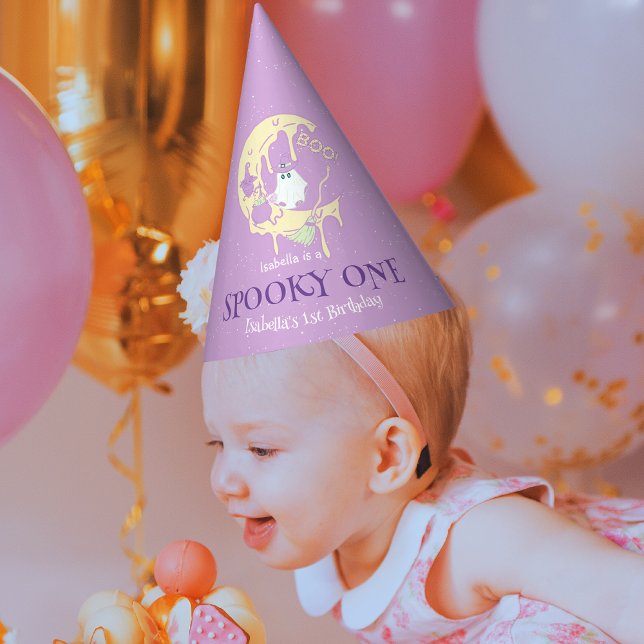 Chapeaux De Fètes Boo Little Ghost Éffrayant Un Halloween 1er Annive (Créateur téléchargé)