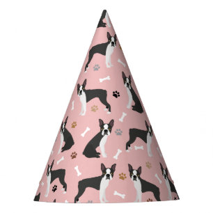 Chapeaux De Fètes Boston Terrier Bones and Paws Casquette