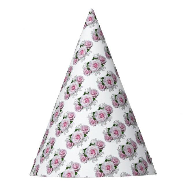 Chapeaux De Fètes Bouquet rose (Devant)