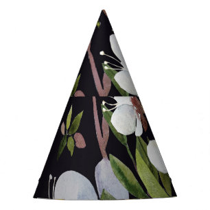 Chapeaux De Fètes Branches de l'abricot de printemps : Aquarelle tra