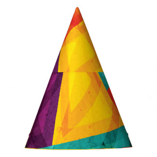 Chapeaux De Fètes Bright Mosaic Grunge Motif transparent