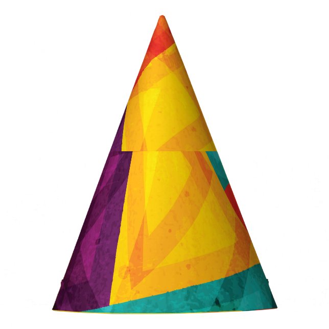 Chapeaux De Fètes Bright Mosaic Grunge Motif transparent (Devant)