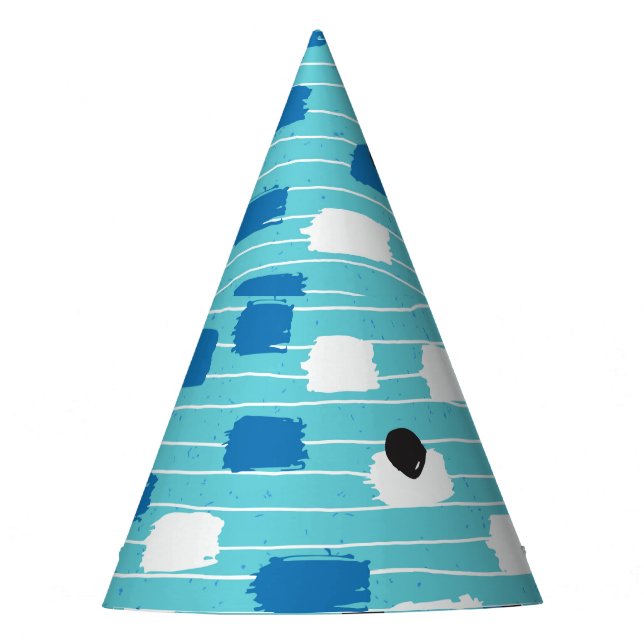 Chapeaux De Fètes Brush course sans couture motif, dessiné à la main (Devant)