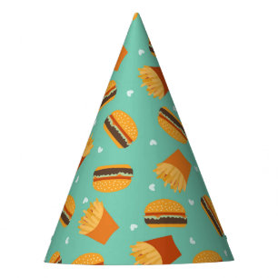 Chapeaux De Fètes Burger rétro et baies