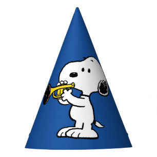 Chapeaux De Fètes cacahuètes Joueur de trompette Snoopy