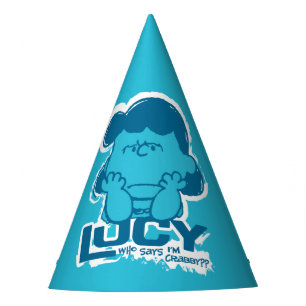Chapeaux De Fètes cacahuètes Lucy Who Says I'm Crabby? ?