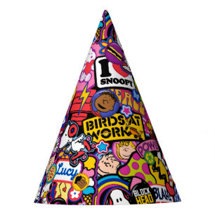 Chapeaux De Fètes cacahuètes   Motif de patchs Mixtape