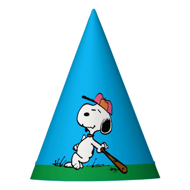 Chapeaux De Fètes cacahuètes | Snoopy at Bat (Devant)