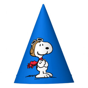 Chapeaux De Fètes cacahuètes   Snoopy L'As Volant