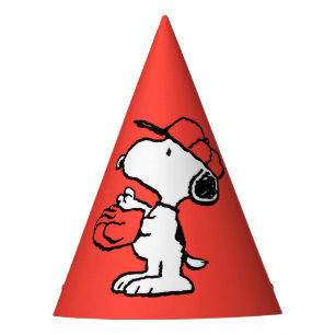 Chapeaux De Fètes cacahuètes   Snoopy Making the Catch