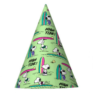 Chapeaux De Fètes cacahuètes Snoopy Ocean High Tide Motif