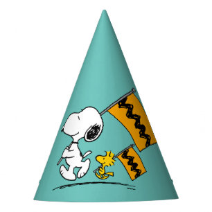 Chapeaux De Fètes cacahuètes Snoopy & Woodstock