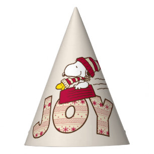 Chapeaux De Fètes cacahuètes Snoopy & Woodstock Joy Sled Ride