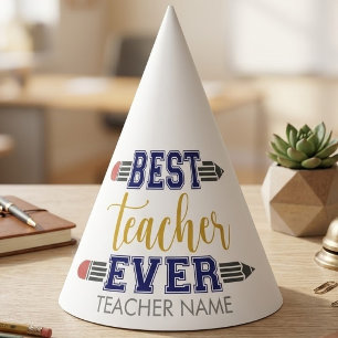 Chapeaux De Fètes Cadeau personnalisé Meilleur Enseignant - Cadeau P
